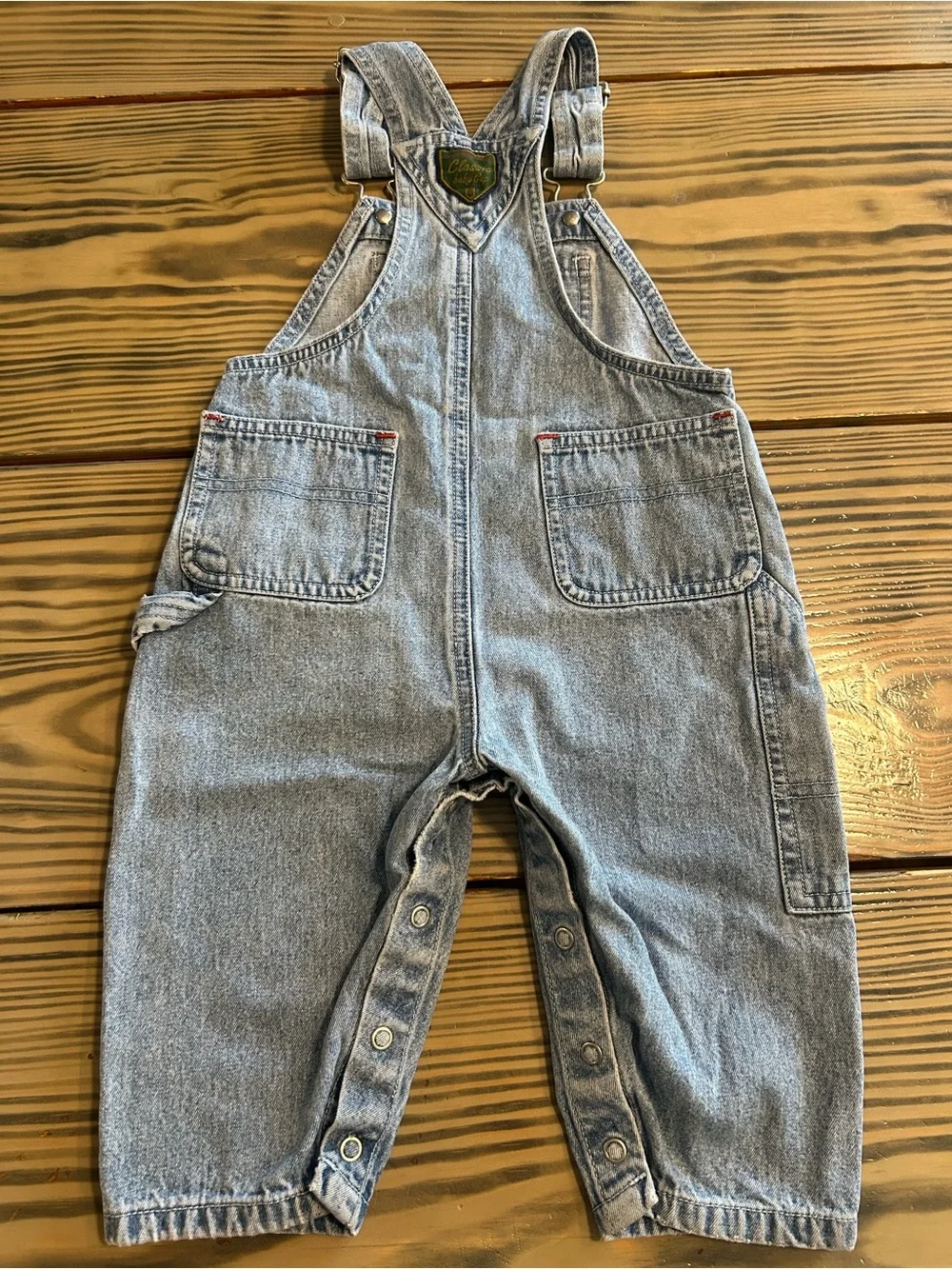 GAP Light Blue Denim Kids Overalls with Adjustable Straps